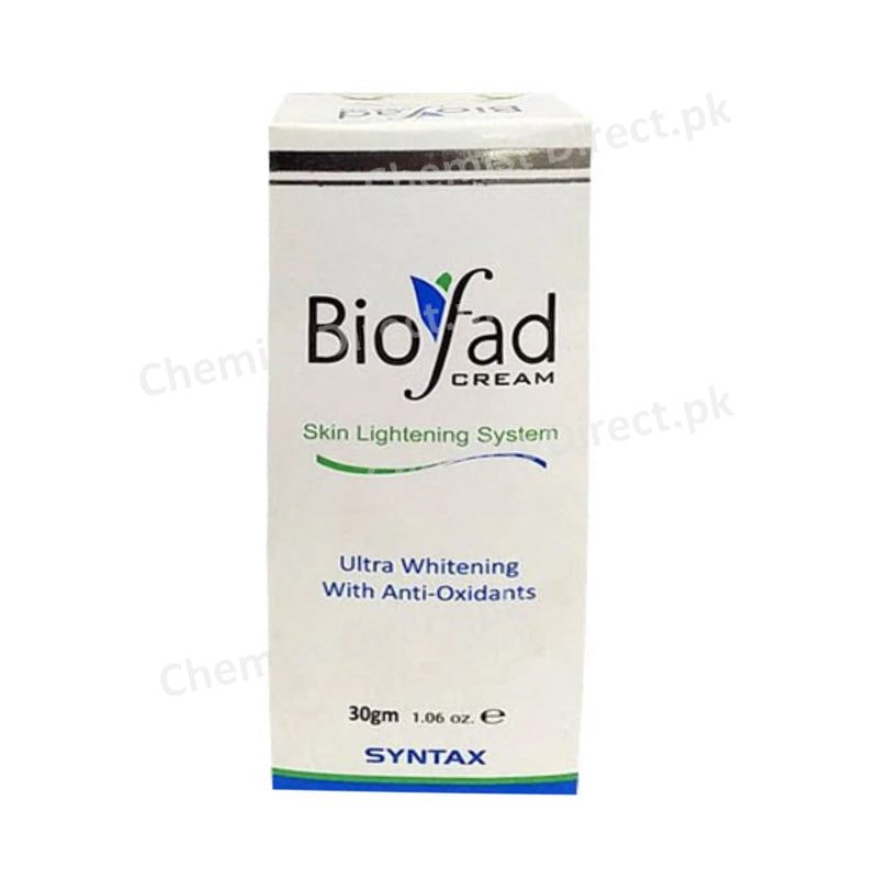 Biofad 30gm Cream Montis Pharma Skin Lightening System