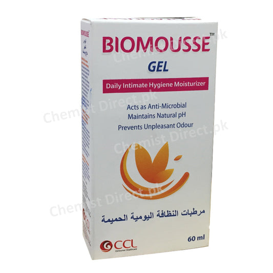 Biomousse Gel 60ml CCL Pharmaceutical Lactic Acid, Tea Tree Oil, Aloe vera Pro, Vitamins