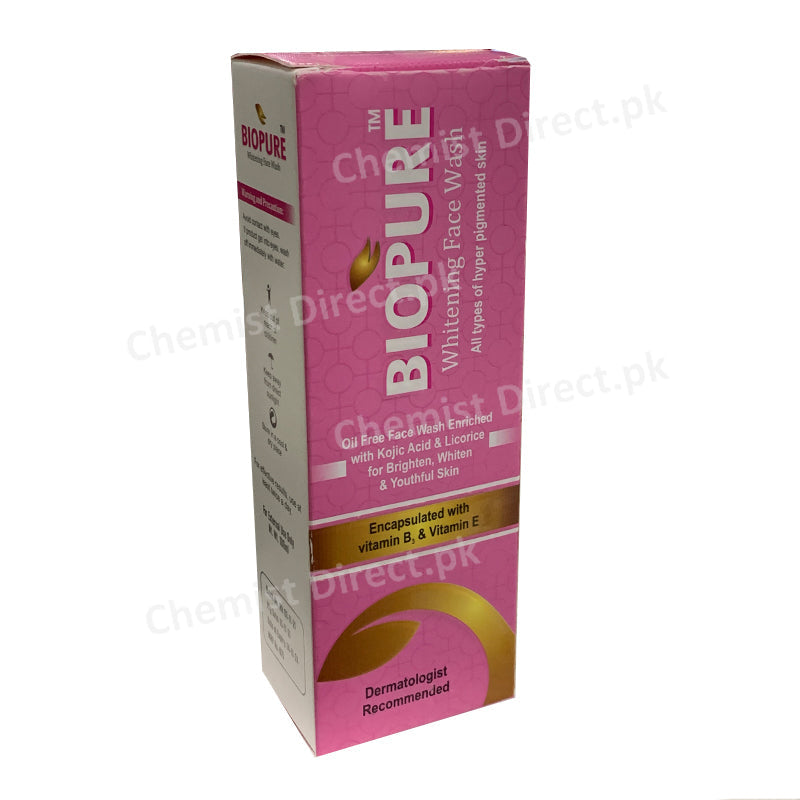 Biopure Whitening Facewash 100Ml Skin Care