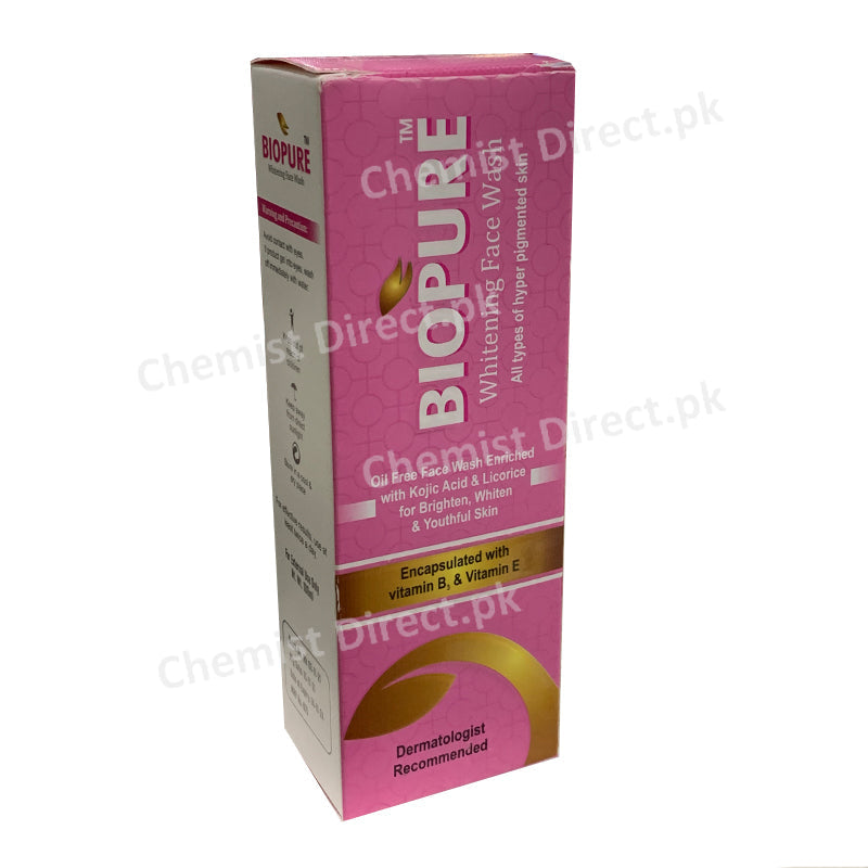 Biopure Whitening Facewash 100Ml Skin Care