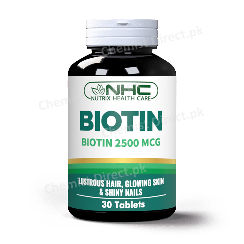 Biotin 30 Tablets Medicine