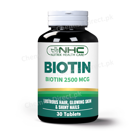 Biotin 30 Tablets Medicine