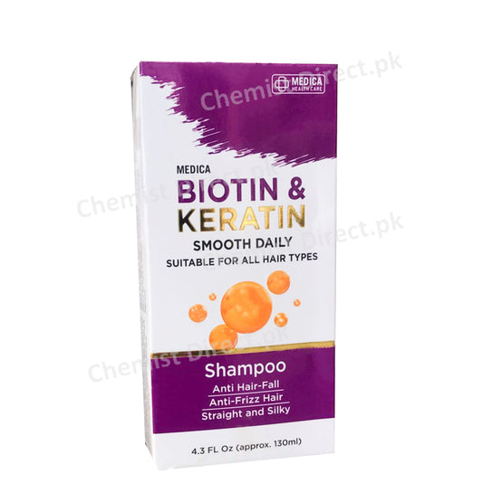 Biotin & Keratin Smooth Daily Shampoo 130ml Shampoo