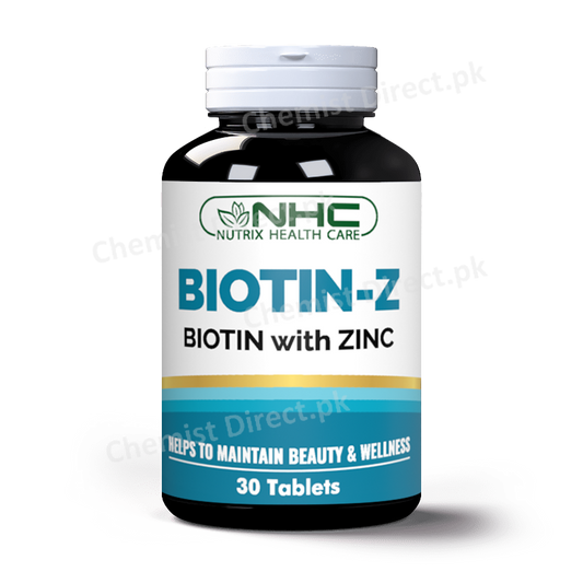 Biotin-Z Tablet 30 Tablets Medicine