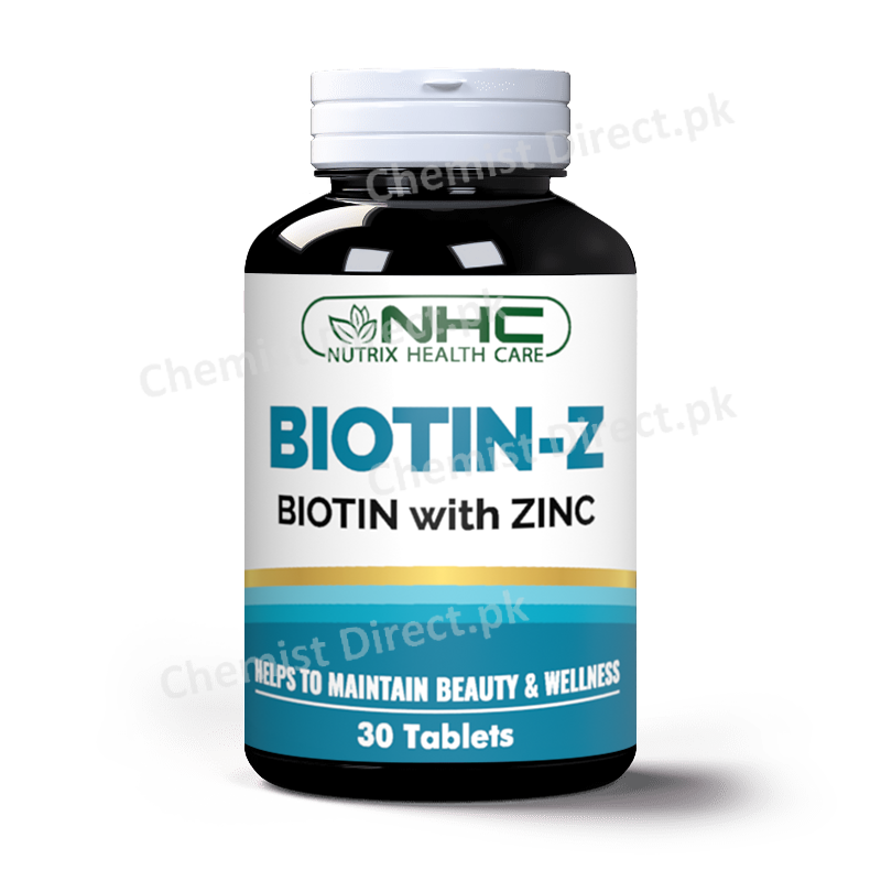 Biotin-Z Tablet 30 Tablets Medicine