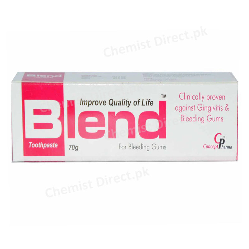 Blend Tooth Paste 70G Concept pharma-For Bleedeing Gums.jpg
