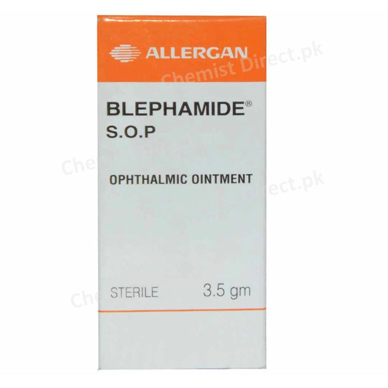 Blephamide Eye Ointment 3.5 ARRETTHODGSON PAKISTAN_PVT_LTD Anti-Infective_Corticosteroids-SulfacetamideSodium 100mg Prednisolone Acetate 2mg