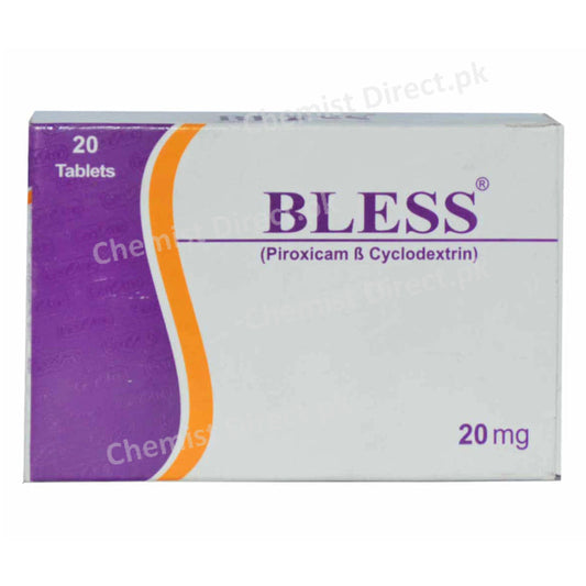 Bless 20mg Tab Tablet Genome Pharmaceutical_PVT_LTD Piroxicam_Cyclodextrein