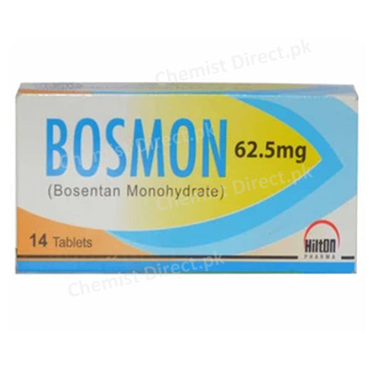 Bosmon 62.5mg Tab Tablet Hilton Pharma_Pvt_Ltd.-Anti Hypertensive Bosentan Monohydrate