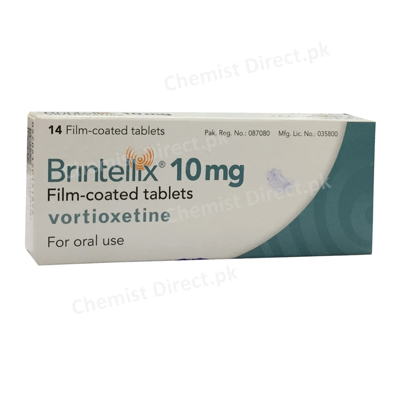 Brintellix 10mg Tablet Vortioxetine Oral Use