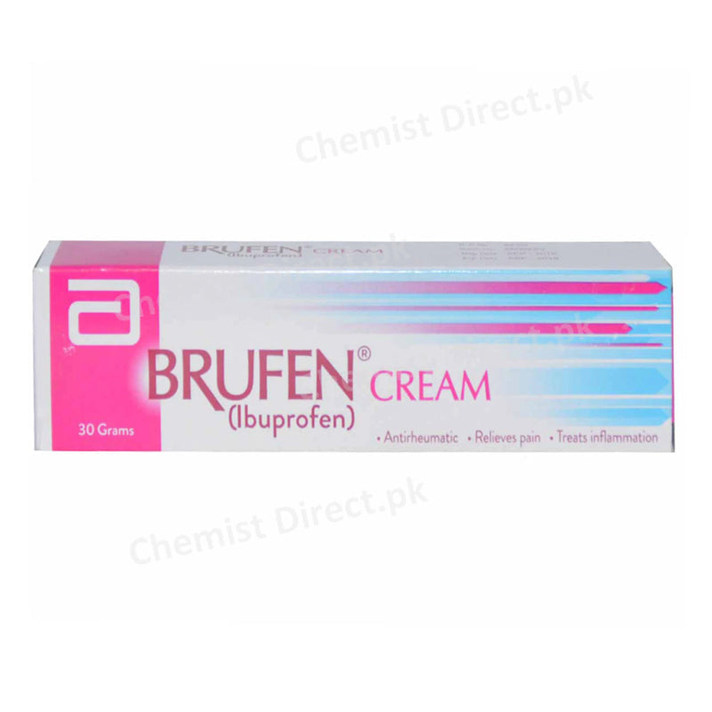 BRUFEN Cream 30gm ABBOTT LABORATORIES NSAID Ibuprofen 10gm