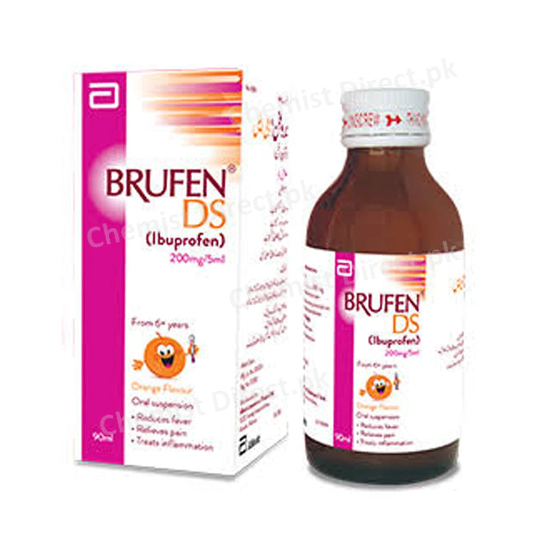 Brufen DS Suspension 200mg 5ml 90ml ABBOTT LABORATORIES NSAID Ibuprofen