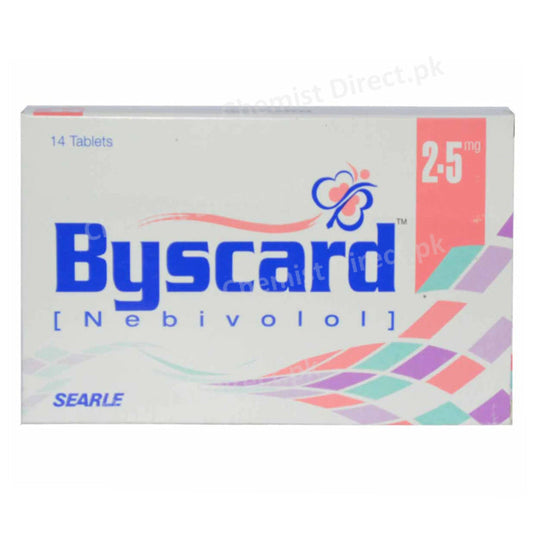 Byscard 2.5mg Tab Tablet SEARLEPAKISTAN ANTI HYPERTENSIVE Nebivolol jpg