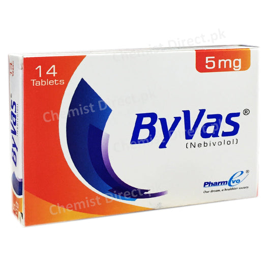 Byvas 5mg Tablet PHARM EVO PVT LTD Anti Hypertensive Nebivolol