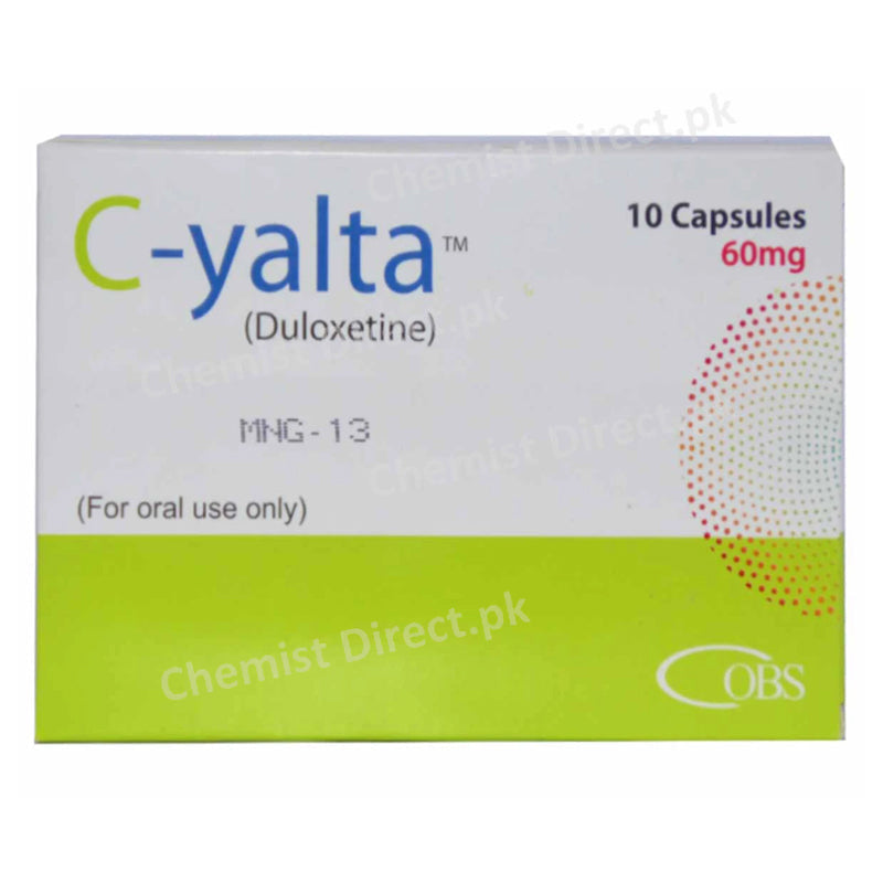 C Yalta 60mg Cap Capsule O BS Pharma Anti Depressant Duloxetine jpg