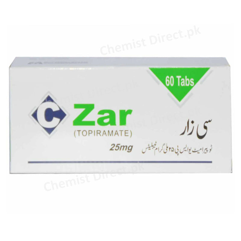 C Zar 25mg Tab Tablet Mass Pharma Topiramate jpg