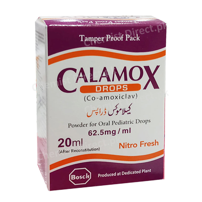 Calamox Drops10ml Drops BOSCHPHARMACEUTICALS_PVT_LTD Co-amoxiclav