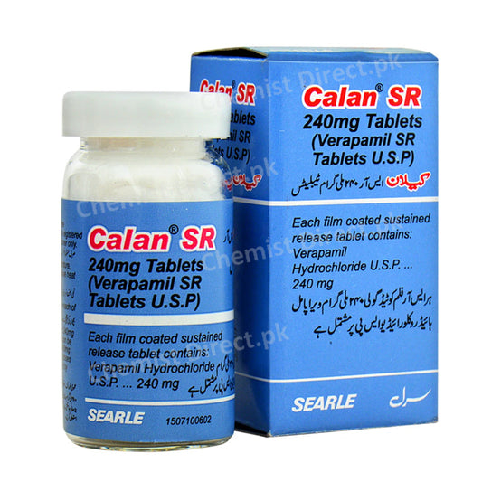 Calan SR 240mg Tablet SEARLE PAKISTAN Anti Hypertensive Verapamil