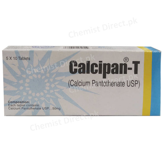 Calcipan-T Tablet ICON PHARMA VITAMINB5 Calcium Pantothenate
