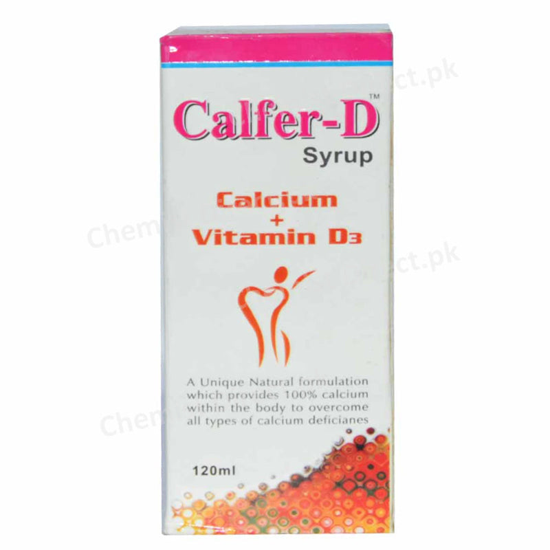 Calfer D Syp 120ml Syrup Pasteur Flemingpharma Calcium Vatimin D 3 jpg
