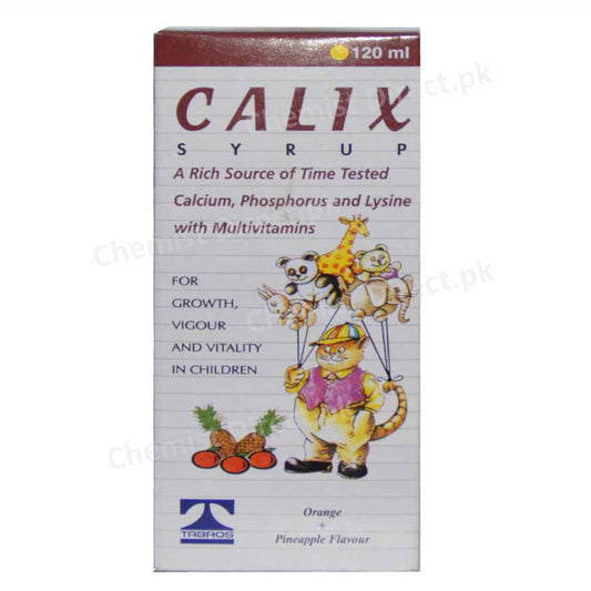 Calix Syp 120ml Syrup TABROSPHARMAPVT.LTD-MULTIVITAMINS Multivitamin Minerals jpg