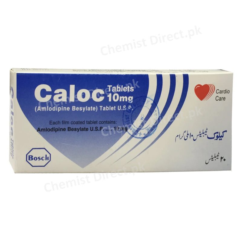 Caloc 10mg Tab Tablet BOSCHPHARMACEUTICALS_PVT LTD Anti Hypertensive Amlodipine jpg