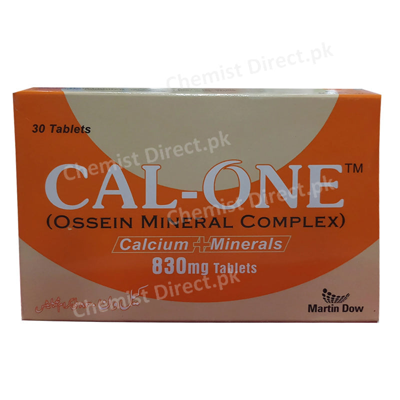 Cal One 830mg Tab Tablet MARTINDOWPHARMACEUTICALLIMITED Calcium Supplement jpg