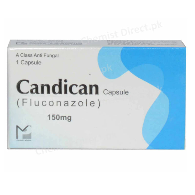 Candican 150mg Cap Capsules Munawar Pharma Fluconazole jpg