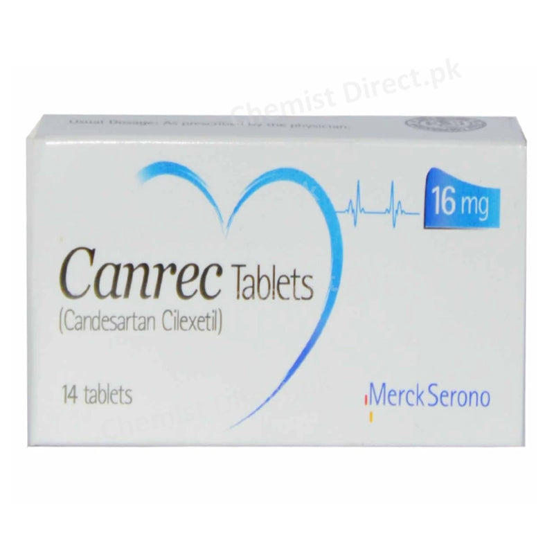 Canrec Tablet 16mg Martin Dow Pharmaceuticals Anti-Hypertensive Candesartan Cilexetil