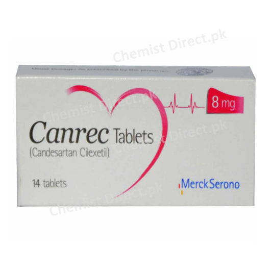 Canrec Tablet 8mg Martin Dow Pharmaceuticals Anti-Hypertensive Candesartan Cilexetil
