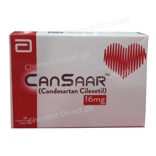 Cansaar Tablet 16mg ABBOTT LABORATORIES Anti-Hypertensive Candesartan Cilexetil