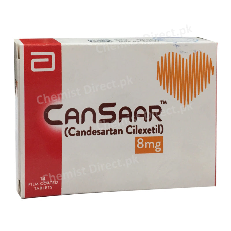 Cansaar Tablet 8mg ABBOTT LABORATORIES Anti-Hypertensive Candesartan Cilexetil