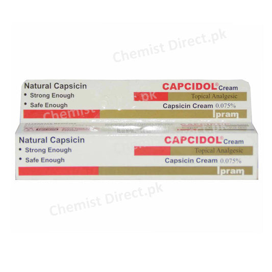 Capcidol Cream 0.075% 25g IPRAM INTERNATIONAL Herbal Preparation capsicin