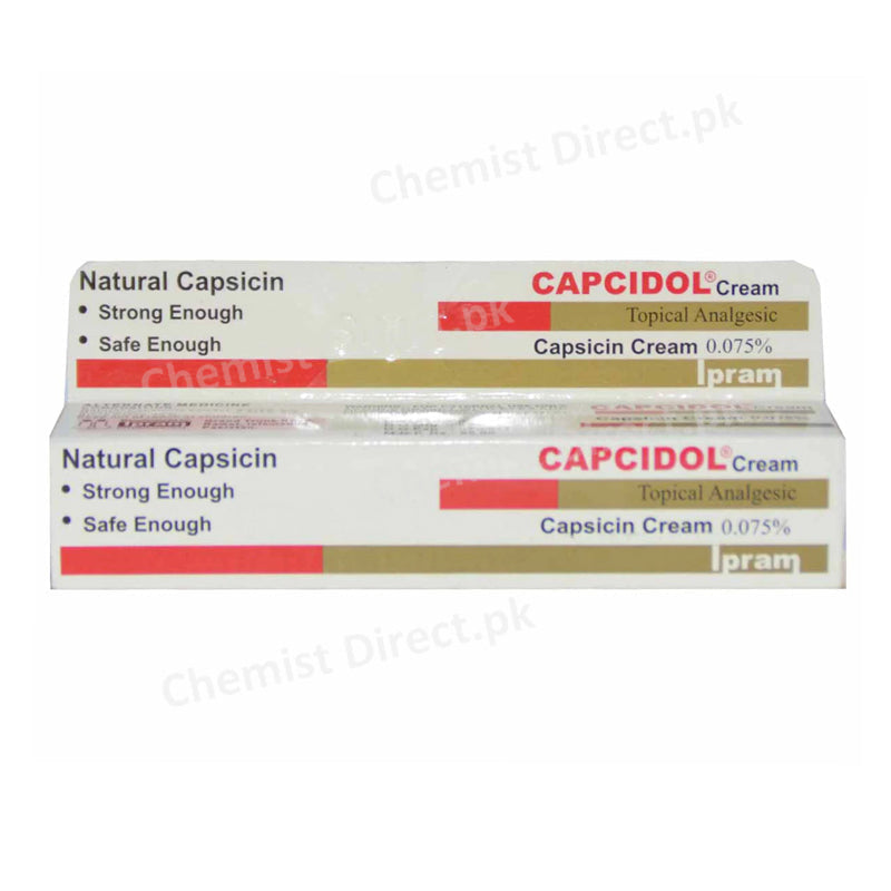 Capcidol Cream 0.075% 25g IPRAM INTERNATIONAL Herbal Preparation capsicin