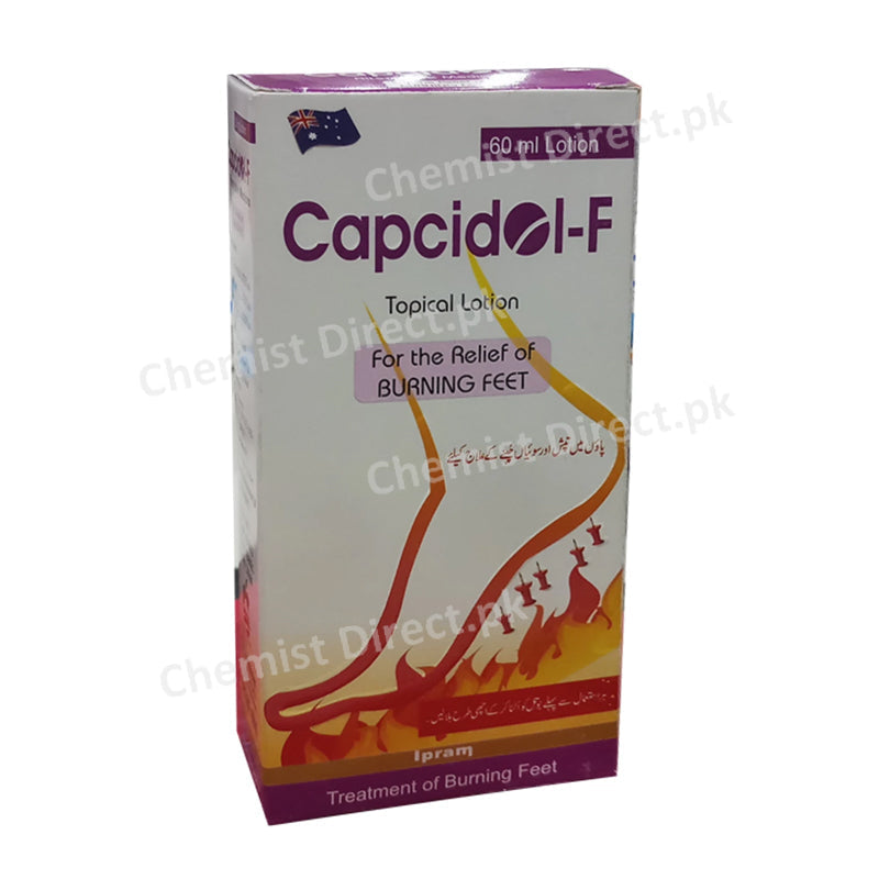 Capcidol-F Lotion 60ml Relief of Burning Feet