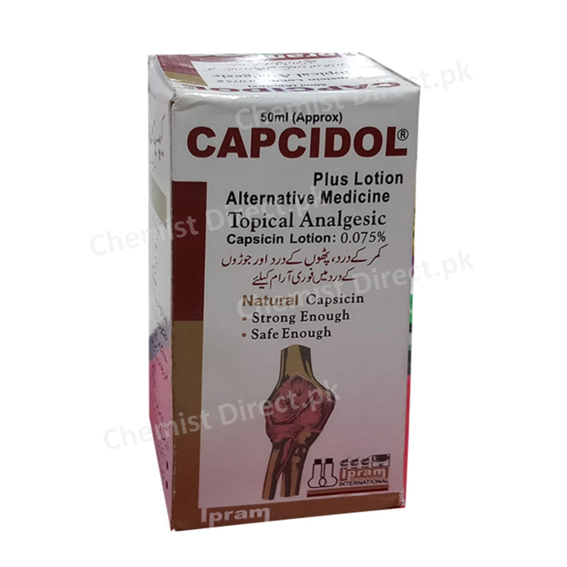 Capcidol plus Lotion 50ml Ipram International Strong Enough Safe Enough