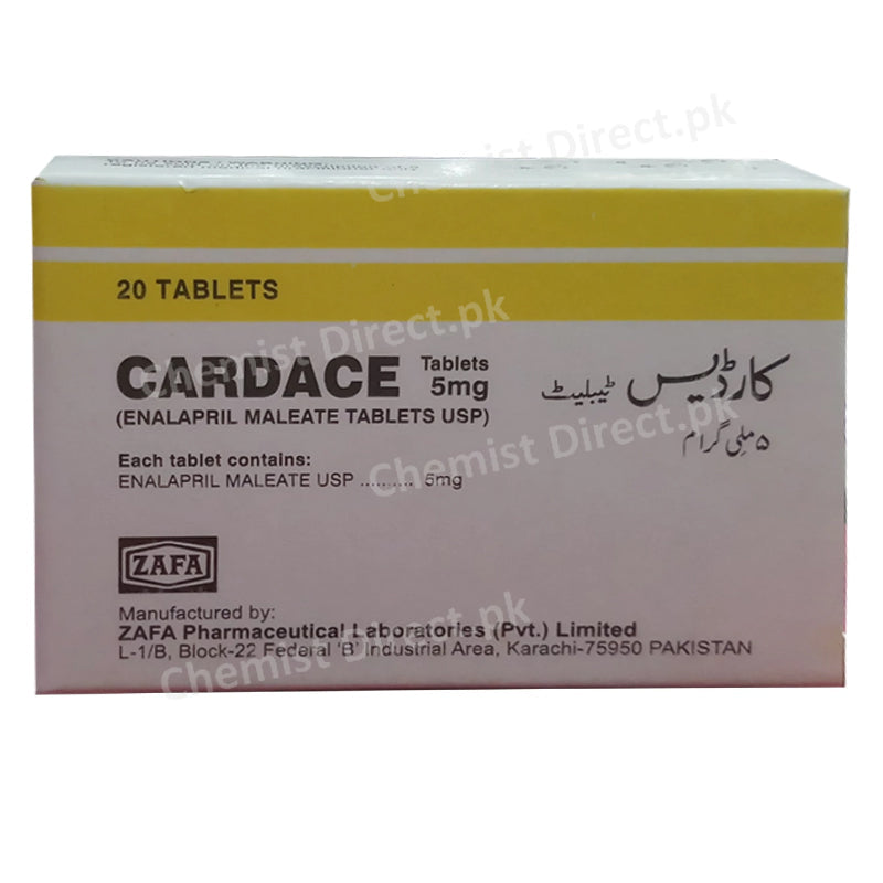 Cardace5m Tab Tablet Zafa Pharma Anti Hypertensive Enalapri lMaleate jpg