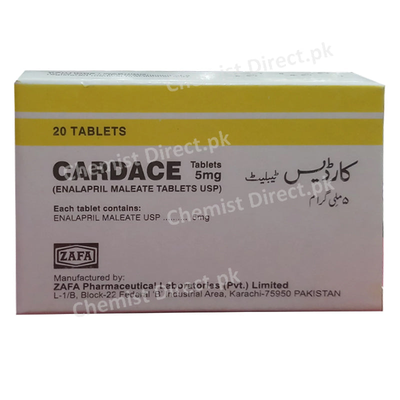 Cardace5m Tab Tablet Zafa Pharma Anti Hypertensive Enalapri lMaleate jpg