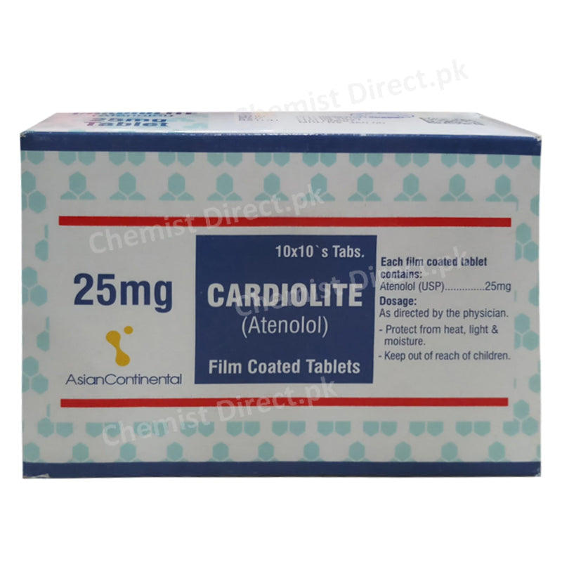 Cardiolite 25mg Tab Tablet CONTINENTALCHEMICALCO. PVT LTD ANTI HYPERTENSIVE jpg