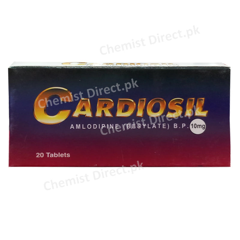 Cardiosil 10mg Tab Tablet Himont Pharma Pvt Ltd Anti Hypertensive Amlodipine Besylate jpg