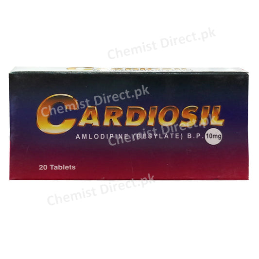 Cardiosil 10mg Tab Tablet Himont Pharma Pvt Ltd Anti Hypertensive Amlodipine Besylate jpg