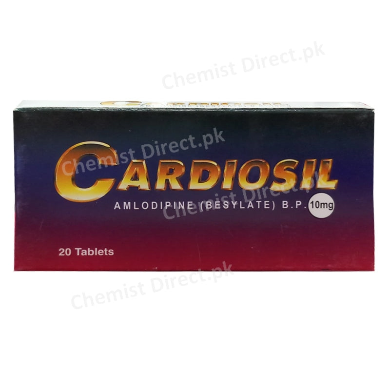 Cardiosil 10mg Tab Tablet Himont Pharma Pvt Ltd Anti Hypertensive Amlodipine Besylate jpg