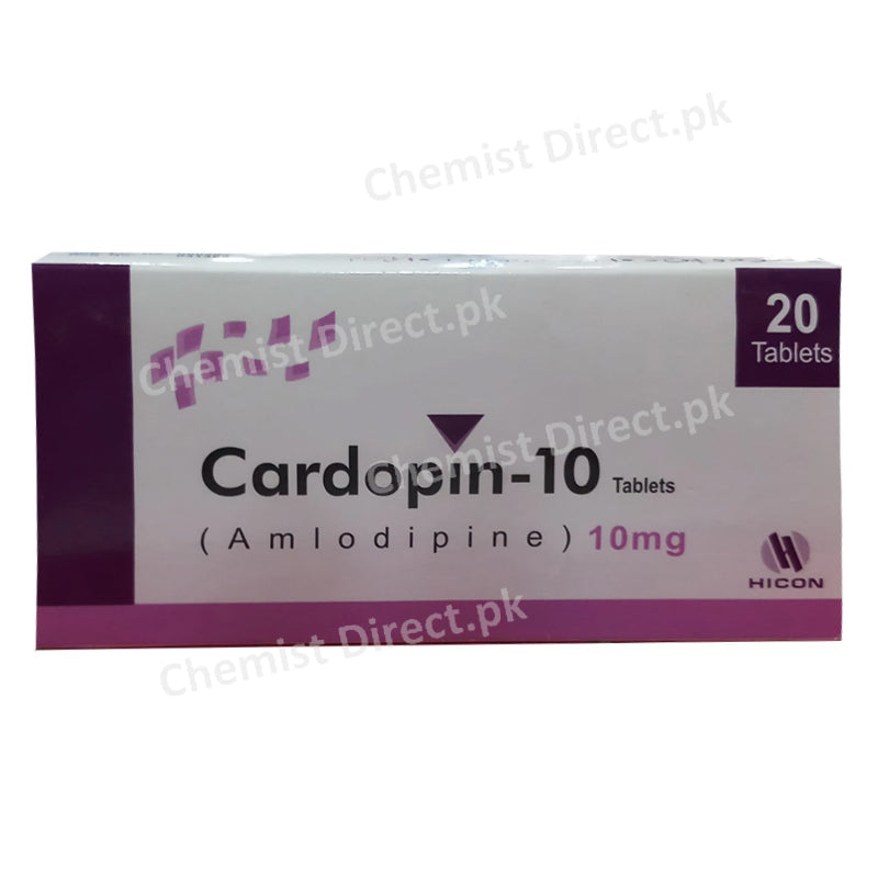 Cardopin 10mg Tab Tablet Hicon Pharma Amlodipine jpg