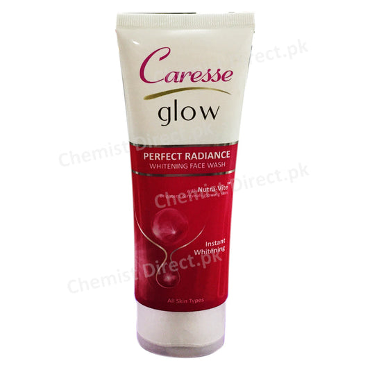 Caresse Glow Perfect Radiance Whitening Face Wash 100Ml Personal Care