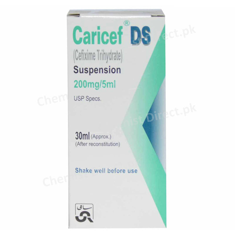 Caricef DS Syrup 30ml Syr Suspention SAMIPHARMACEUTICALS Cephalosporin Antibiotic Cefixime Trihydrate jpg