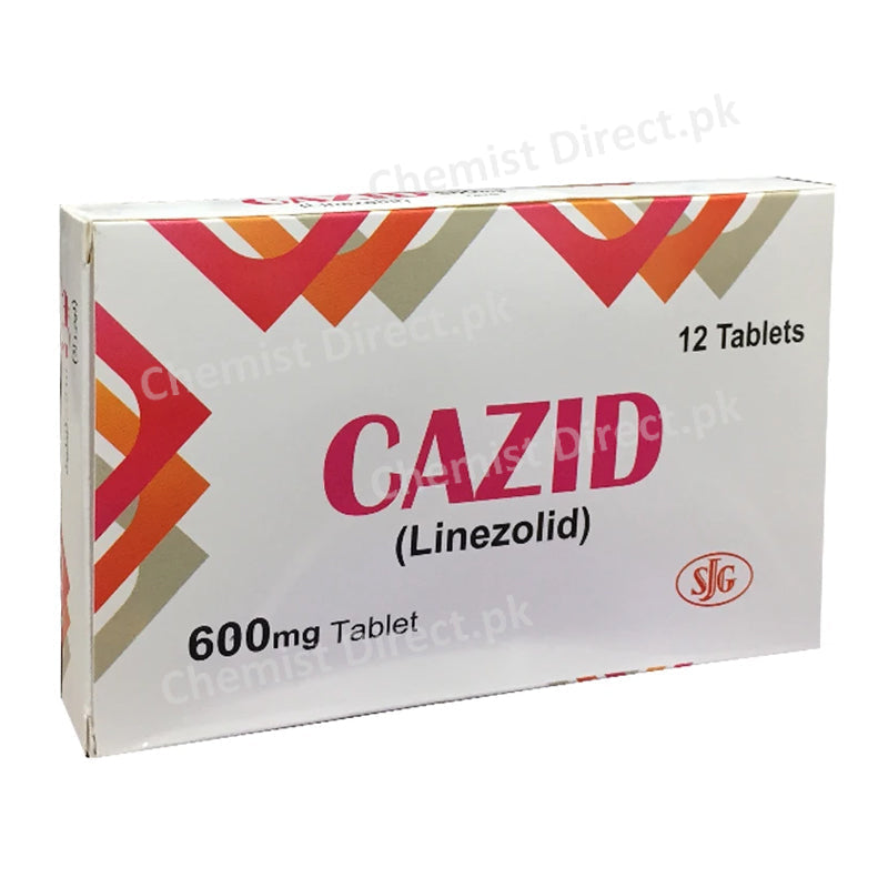 Cazid 600mg Tablet  S.J.& G. Fazul Ellahie Linezolid