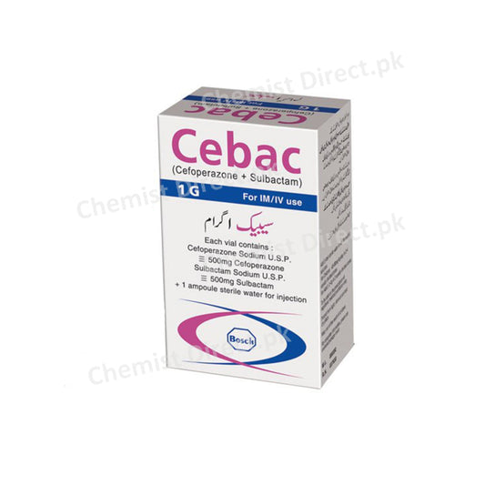 Cebac 1G Injection Medicine