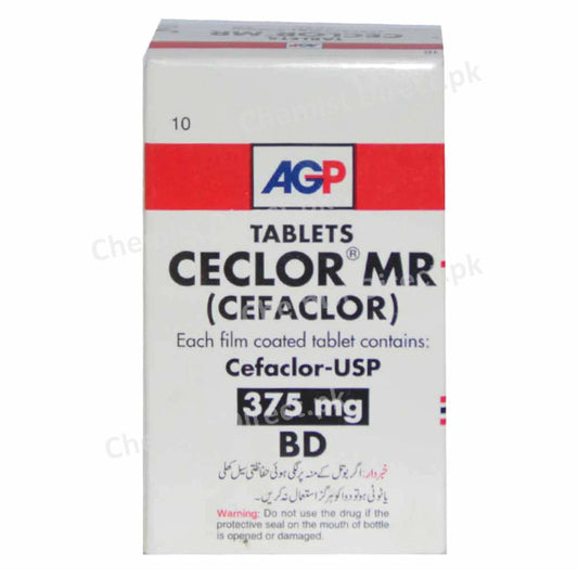 CeclorMr 375mg BDTAB Tablet Cephalosporin Antibiotic Cefaclor Monohydrate jpg