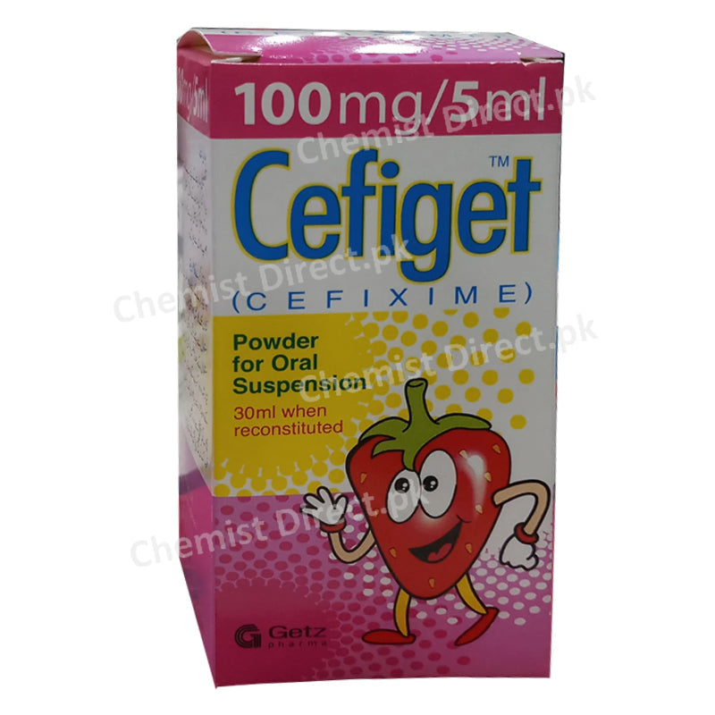 Cefiget Susp 100m gml 30ml GETZ PHARMA PAKISTAN PVT LTD CEPHALOSPORINANTIBIOTIC Cefixime jpg
