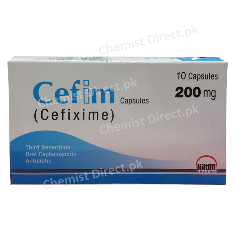 Cefim 200mg Cap Capsule Hilton Pharma_Pvt_Ltd Cephalosporin Antibiotic Cefixime jpg